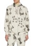 首图 - 点击放大 - J∞QUALITY  - Zip Up Sumi Print Cotton Hoodie