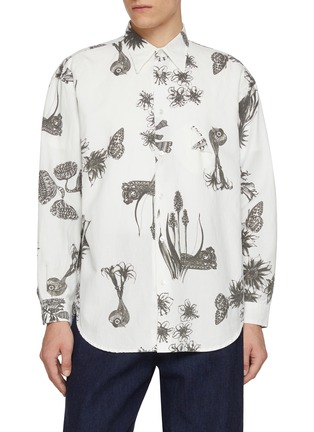 首图 - 点击放大 - J∞QUALITY  - Long Sleeve Sumi Print Shirt