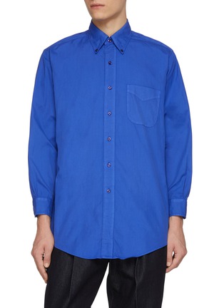 首图 - 点击放大 - J∞QUALITY  - Long Sleeve Button Down Cotton Shirt