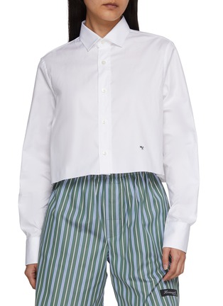 首图 - 点击放大 - HOMMEGIRLS - 短款纯棉衬衫