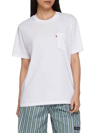 首图 - 点击放大 - HOMMEGIRLS - X FRUIT OF THE LOOM 口袋纯棉 T 恤