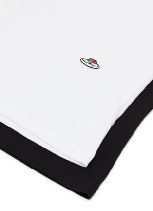  - HOMMEGIRLS - X FRUIT OF THE LOOM 纯棉 LOGO 饰 T 恤两件套