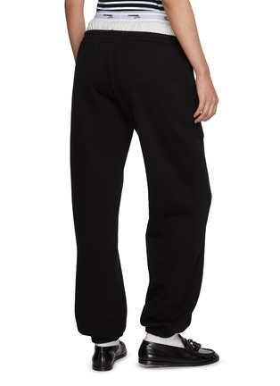 背面 - 点击放大 - HOMMEGIRLS - X FRUIT OF THE LOOM 双腰设计纯棉运动裤