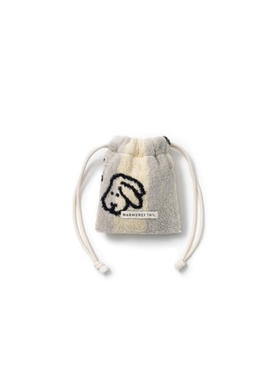 首图 –点击放大 - WARMGREY TAIL - Bunny Bunny Terry Pouch — Grey Stripe
