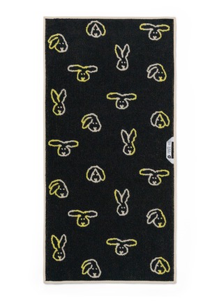 细节 –点击放大 - WARMGREY TAIL - X Songwol Towel Bunny Bunny Face Towel — Yellow Stripe