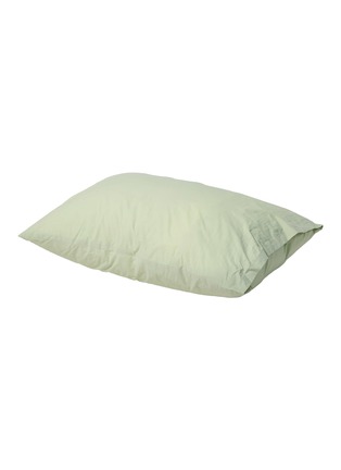 首图 –点击放大 首图 –点击放大 - WARMGREY TAIL - Cotton Pillowcase — Pastel Olive
