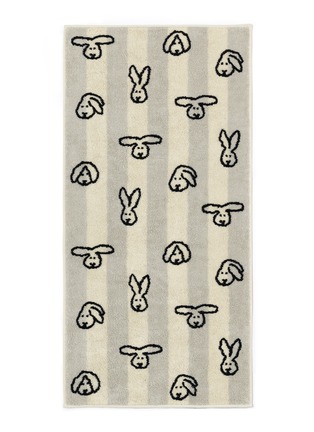 首图 –点击放大 - WARMGREY TAIL - X Songwol Towel Bunny Bunny Face Towel — Grey Stripe
