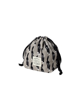 首图 –点击放大 首图 –点击放大 - WARMGREY TAIL - Cat Coming String Pouch — Grey