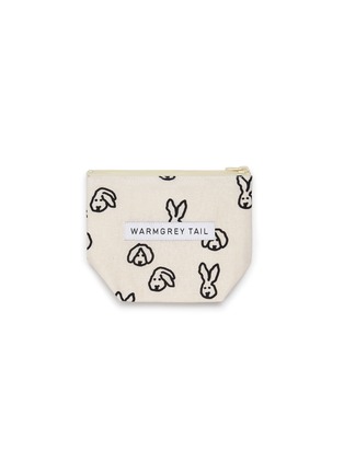 首图 –点击放大 首图 –点击放大 - WARMGREY TAIL - Small Bunny Standing Pouch — Ivory