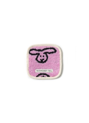 首图 –点击放大 首图 –点击放大 - WARMGREY TAIL - Bunny Bunny Towel Coaster — Pink