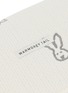 细节 –点击放大 - WARMGREY TAIL - Bunny Bunny Cotton Modal Blanket — Warm Grey