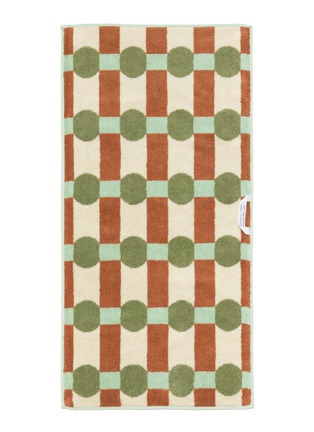 细节 –点击放大 - WARMGREY TAIL - X Songwol Towel Dot Check Face Towel — Cream on Mint