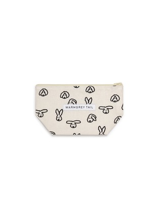 首图 –点击放大 首图 –点击放大 - WARMGREY TAIL - Large Bunny Standing Pouch — Ivory