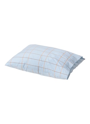 首图 –点击放大 首图 –点击放大 - WARMGREY TAIL - Cotton Pillowcase — Pale Blue