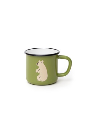 首图 –点击放大 - WARMGREY TAIL - Huggy Bear Enamel Mug — Olive