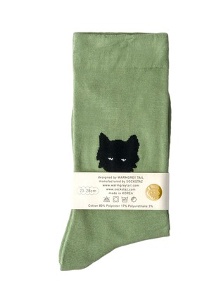 首图 –点击放大 首图 –点击放大 - WARMGREY TAIL - Wolf Socks — Olive