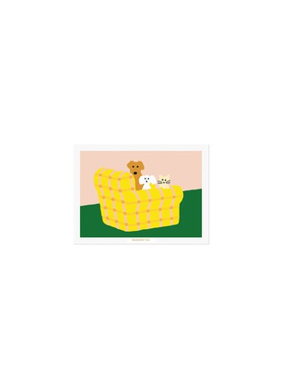首图 –点击放大 首图 –点击放大 - WARMGREY TAIL - Armchair Dogs & Cat Postcard
