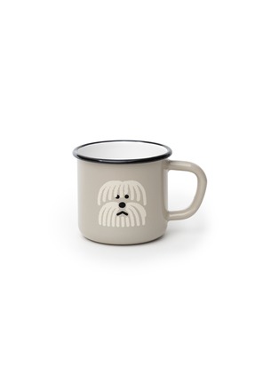 首图 –点击放大 - WARMGREY TAIL - Fluffy Dog Enamel Mug — Warmgrey
