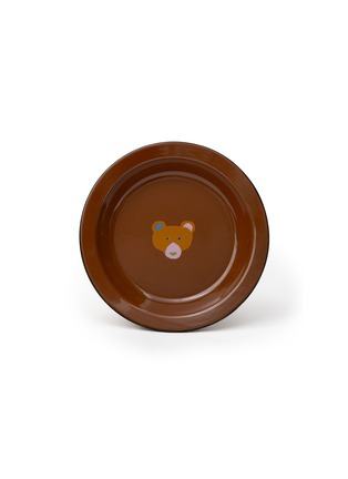 首图 –点击放大 - WARMGREY TAIL - Brown Bear Enamel Plate — Choco