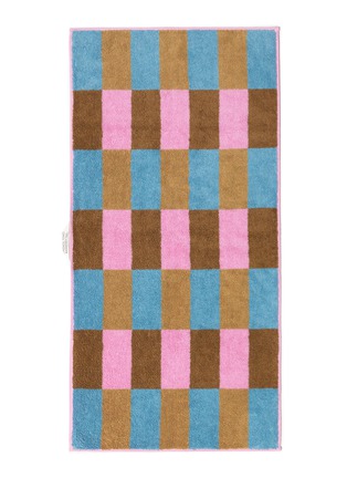 首图 –点击放大 - WARMGREY TAIL - X Songwol Towel Check Face Towel — Berry Choco