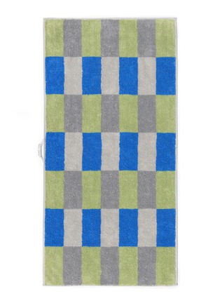 首图 –点击放大 - WARMGREY TAIL - X Songwol Towel Check Face Towel — Khaki Blue