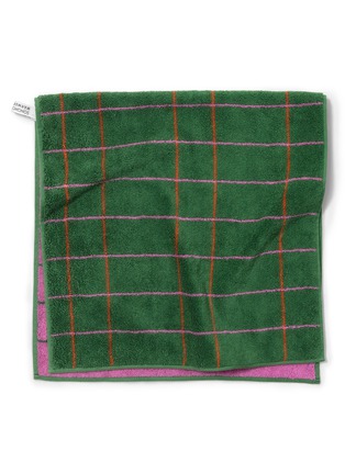 细节 –点击放大 - WARMGREY TAIL - X Songwol Towel Tile Face Towel — Deep Green