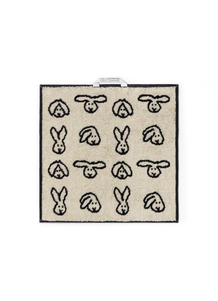 细节 –点击放大 - WARMGREY TAIL - X Songwol Towel Bunny Bunny Hand Towel — Black