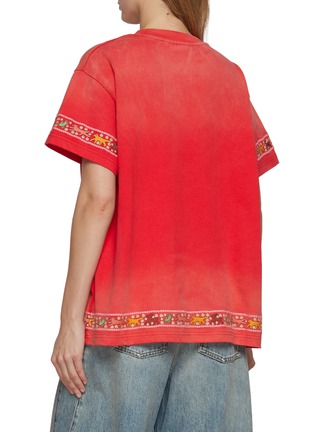 背面 - 点击放大 - FOUND - Horse Motif Embroidered Cotton T-Shirt