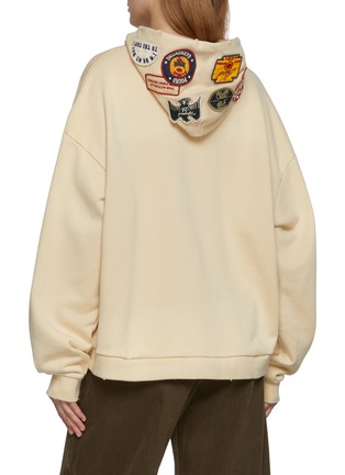 背面 - 点击放大 - FOUND - Faded Patch Cotton Hoodie