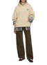 模特儿示范图 - 点击放大 - FOUND - Faded Patch Cotton Hoodie