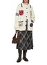 模特儿示范图 - 点击放大 - FOUND - York University Cotton Knit Cardigan