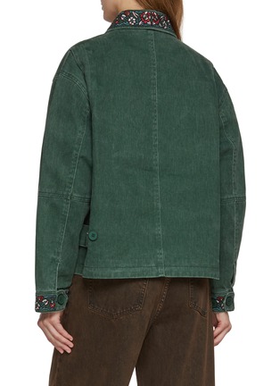 背面 - 点击放大 - FOUND - Jockey Club Embroidered Cotton Jacket