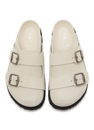 细节 - 点击放大 - BIRKENSTOCK 1774 - 222 WEST 绒面皮平底鞋