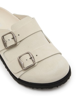 细节 - 点击放大 - BIRKENSTOCK 1774 - 222 WEST 绒面皮平底鞋