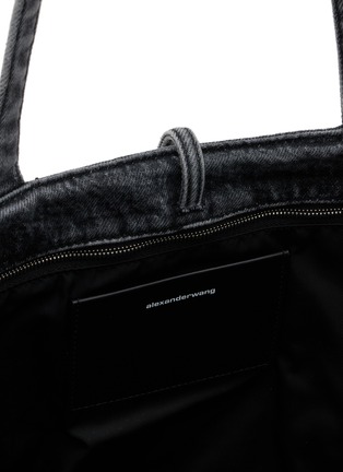 细节 - 点击放大 - ALEXANDERWANG - Punch Coated Denim Tote Bag