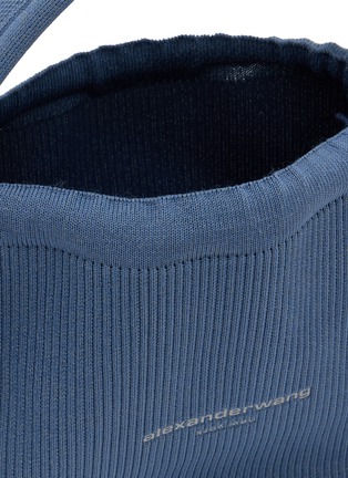 细节 - 点击放大 - ALEXANDERWANG - Small Ryan Reflective Ribbed Knit Bag