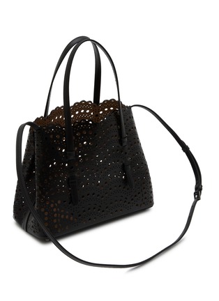 细节 - 点击放大 - ALAÏA - MINA 25 雕花镂空手提包