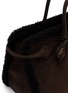  - ALAÏA - Le Teckel Merino Shearling Suede Tote Bag