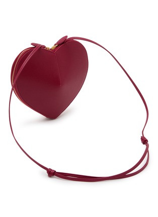 细节 - 点击放大 - ALAÏA - Medium Le Coeur Suede Shoulder Bag