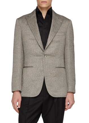 首图 - 点击放大 - MAGNUS & NOVUS - Monochrome Twill Sheen Linen Blend Blazer