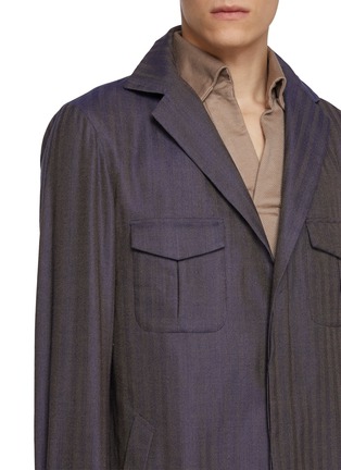  - MAGNUS & NOVUS - Two Tone Herringbone Baby Camel Jacket