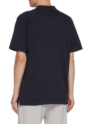 背面 - 点击放大 - MAGNUS & NOVUS - Short Sleeve Cotton Cashmere Polo Shirt