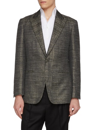 首图 - 点击放大 - MAGNUS & NOVUS - Jacquard Sheen Linen Blend Blazer