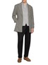 模特儿示范图 - 点击放大 - MAGNUS & NOVUS - Monochrome Belted Wool Coat