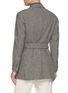 背面 - 点击放大 - MAGNUS & NOVUS - Monochrome Herringbone Wool Coat