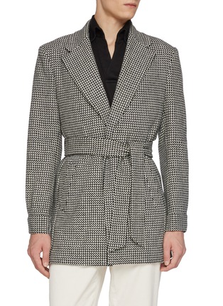 首图 - 点击放大 - MAGNUS & NOVUS - Monochrome Herringbone Wool Coat