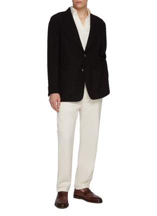 模特儿示范图 - 点击放大 - MAGNUS & NOVUS - Loro Piana Wool Blend Knit Jacket