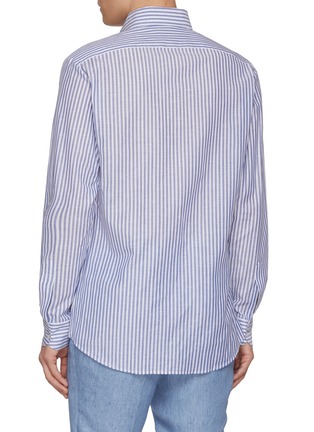 背面 - 点击放大 - MAGNUS & NOVUS - Striped Loro Piana Cotton Linen Shirt