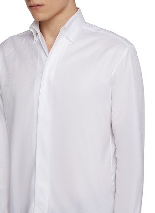  - MAGNUS & NOVUS - Concealed Button Cotton Shirt