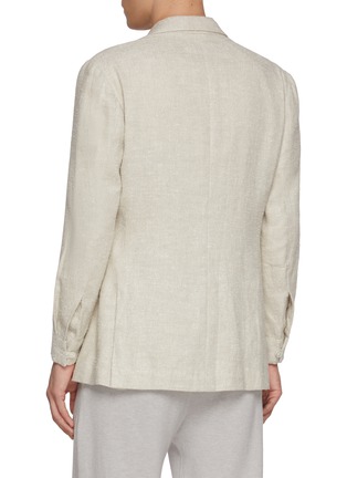 背面 - 点击放大 - MAGNUS & NOVUS - Texture Weave Cotton Linen Blazer